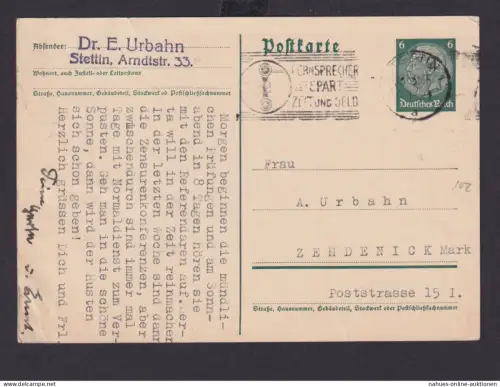 Stettin Schlesien Szczecin Polen Deutsches Reich Drittes Reich Karte SST