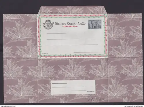 Mosambik Mozambique Afrika Ostafrika Ganzsache Portugal Kolonien Aerogramm