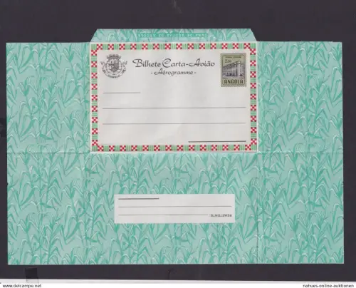 Flugpost Angola Afrika Portugal Kolonien seltene Ganzsache Aerogramm