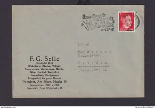 Deutsches Reich Drittes Reich Briefe Postsache SST Unversiegelte Wertpakete