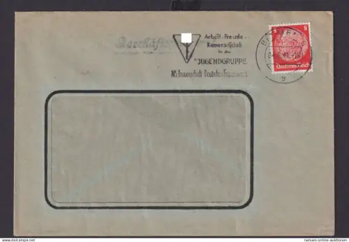 Deutsches Reich Drittes Reich Briefe SST Arbeit Freude Kameradschaft in der