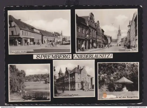 Ansichtskarte Spremberg Niederlausitz Brandenburg Ansichten nach Riesa Elbe