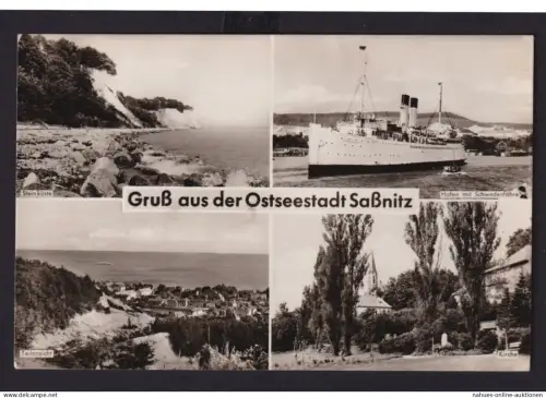 Ansichtskarte Saßnitz Insel Rügen MecklenburgVorpommern Ansichten