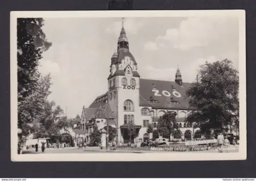 Ansichtskarte Leipzig Sachsen Zoo Kongreßhalle
