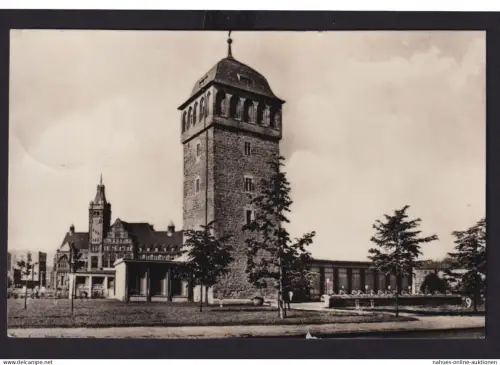 Ansichtskarte Karl Marx Stadt Chemnitz Sachsen Roter Turm Cafe Verlag Köhler &