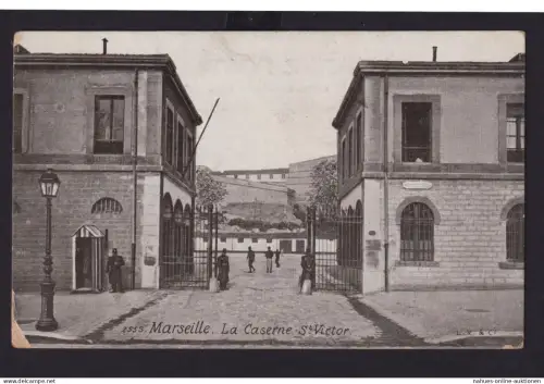 Ansichtskarte Militaria Marseille Frankreich Kaserne St. Victor