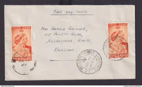Karibik Barbados MEF 178 St. Lawrence nach Alverstoke Hants Grossbritannien
