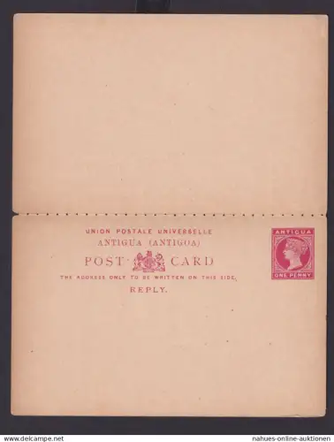 Briefmarken Britische Kolonien Antigua Ganzsache Queen Victoria Frage & Antwort