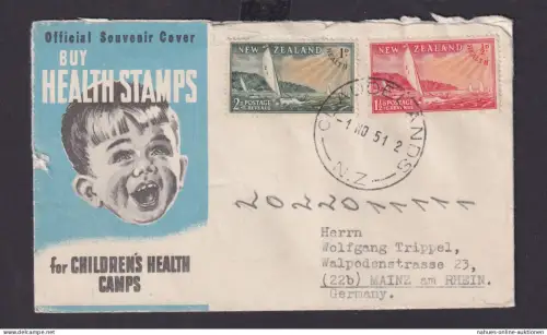 Neuseeland Brief 317-318 Gesundheit Destination Claudelands n Mainz Children