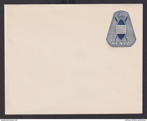 Kenia Kenya Afrika Ganzsache Cover 30 cent