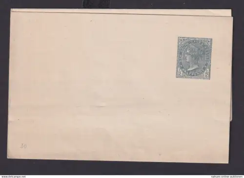 Neusüdwales NSW New South Wales Australien Ganzsache Queen Victoria 1/2 d