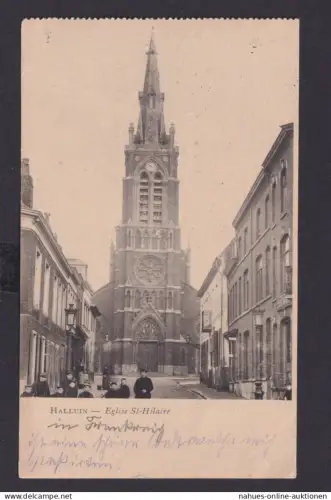 Ansichtskarte Halluin Eglise St. Hilaire Römisch Katholische Kirche Religion