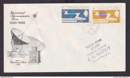 Falkland inseln Brief Telekommunikation Port Stanley