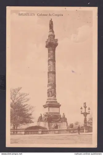 Ansichtskarte Bruxelles Brüssel Belgien Colonne du Congres Denkmal Kongress