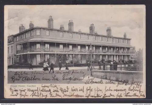 Ansichtskarte Clacton Großbritannien England Royal Hotel nach Luzern Schweiz