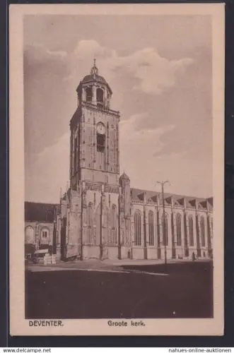 Ansichtskarte Deventer Große Kirche Niederlande