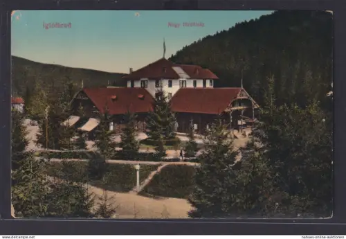 Ansichtskarte Iglofüred Slowakei Badehaus Landschaft Bäume