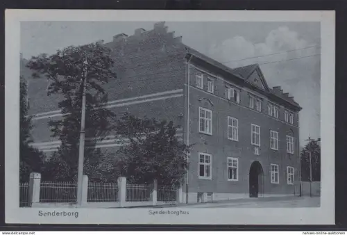 Ansichtskarte Sonderborg Sønderborg Stadthaus Dänemark Verlag Glückstadt Münden
