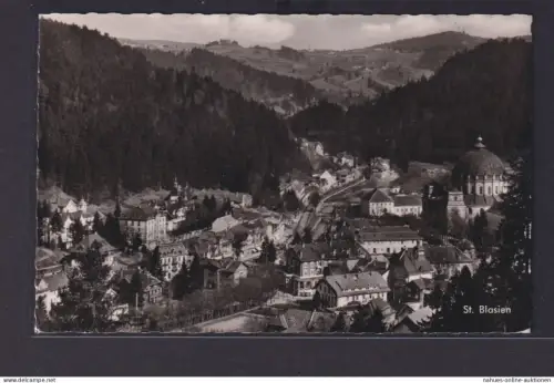 Ansichtskarte St. Blasien Totalansicht Landschaft Wald Baden Württemberg nach