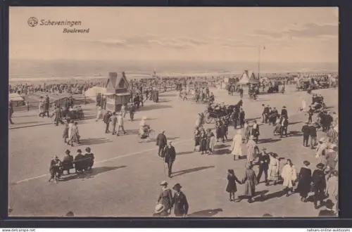 Ansichtskarte Scheveningen Boulevard Promenade Niederlande