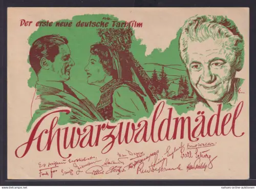 Ansichtskarte Reklame Film Schwarzwaldmädel nach Bad Salzuflen