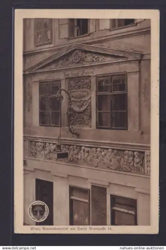 Ansichtskarte Österreich Deutschland Deutscher Schulverein Amorettenrelief