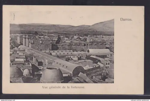 Osmanisches Reich Türkei Ansichtskarte Damaskus Syrien nach Paris Frankreich