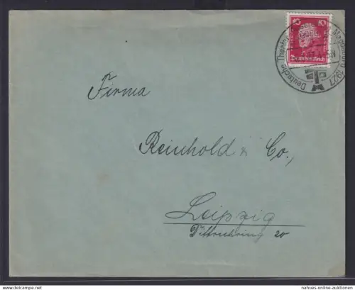 Magdeburg Deutsches Reich Brief Kunst Kultur Theater Ausstellung n Leipzig