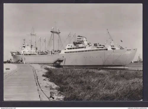 Ansichtskarte Schiff Schifffahrt Seefahrt Marine Traditionsschiff Typ Frieden