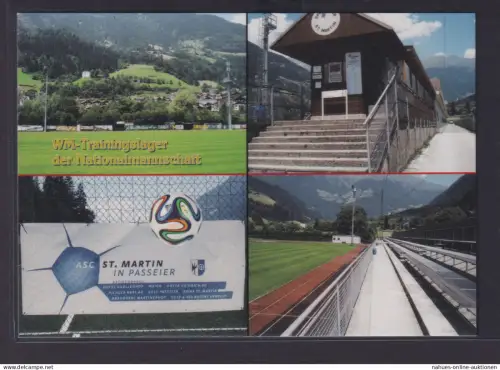 Ansichtskarte Fußballstadion St. Martin Italien Südtirol