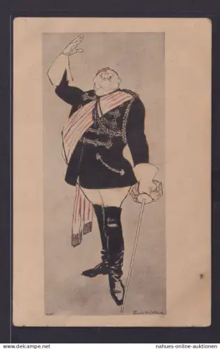 Ansichtskarte Simplicissimus Künstlerkarte Sign.Rudolf Wilke Zeichner