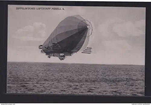 Ansichtskarte Zeppelin Luftschiff Modell 4