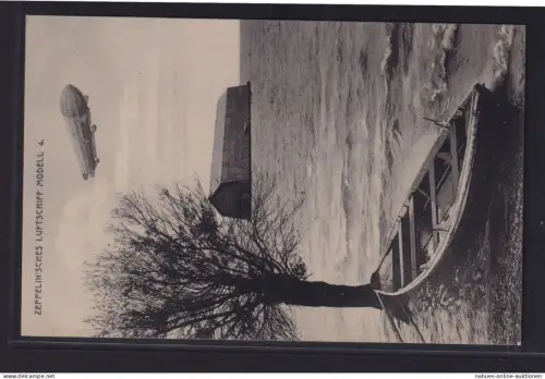Ansichtskarte Zeppelin Luftschiff Modell 4