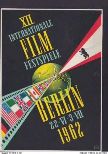 Ansichtskarte Berlin Internationale Filmfestspiele attraktive Anlasskarte mit