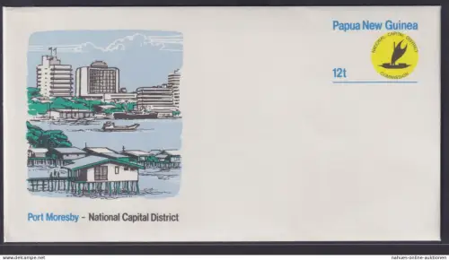 Papua Neuguinea New Guinea Ganzsache Port Moresby National Capital District