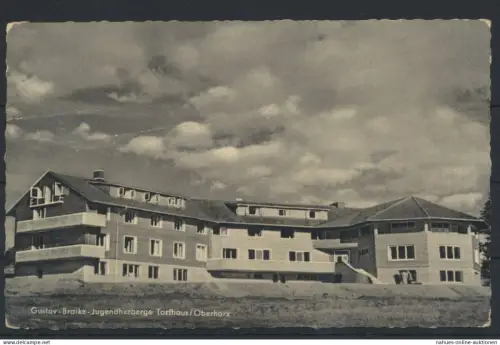 Ansichtskarte Jugendherberge Gustav Bratke Torfhaus Oberharz n Gettorf über Kiel