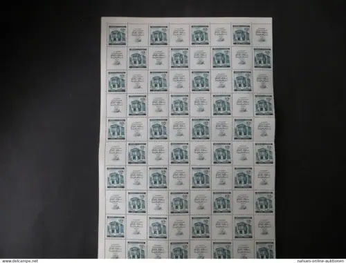 Besetzung Böhmen & Mähren 80 Bogenteil Zusammendruck Mozart Luxus postfrisch MNH