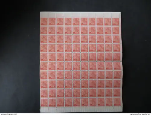 Deutsche Besetzung Böhmen & Mähren Bogen 66 a 100 Marken Luxus postfrisch