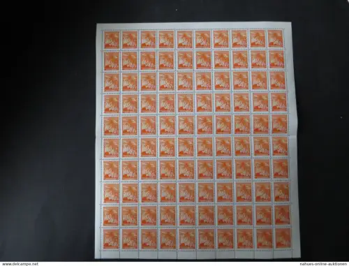 Deutsche Besetzung Böhmen & Mähren Bogen 38 100 Marken Luxus postfrisch