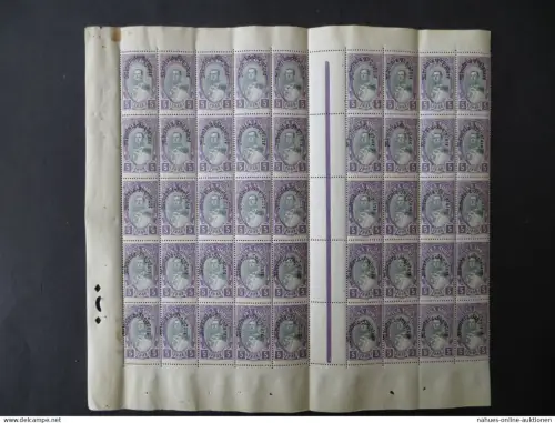 Albanien 198 Verfassung Bogenteil 45 Stück postfrisch Albania Kat.-Wert 675,00