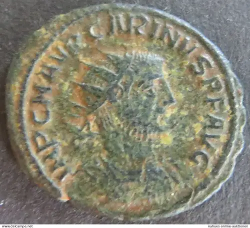 Römische Münze Carinus 283-285 Antoninian RS: Jupiter überreicht Globus s