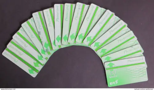 Sammlung 15 Telefonkarten 20 Units British Telecom