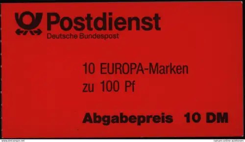 Bund Markenheftchen MH 30 oZ Europa 1994 Quantentheorie postfrisch MNH