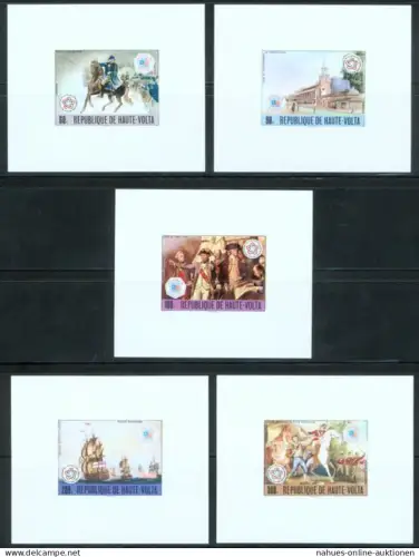 Afrika Obervolta Burkina Faso Interphil Sonderblock ungezähnt Mi. nicht gelistet