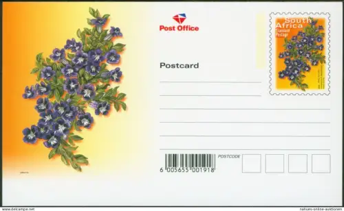 Südafrika Ganzsachen Blumen Set von 5 Postcards ohne Werteindruck 2003.