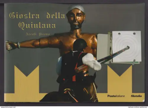 Italien Folder SST Giostra della Quintana Asroli Pirena incl. 2 Telefonkarten +