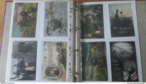Krieg Soldaten - Karten Ansichtskarten Sammlung von 84 Stck alle sehr kunstvoll