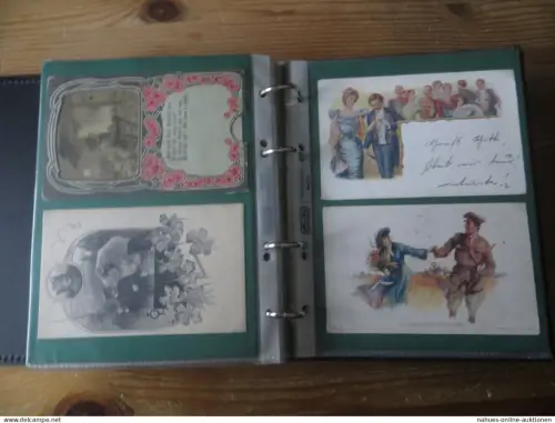 Ansichtskarten gute Sammlung Motiv Frauen bzw. Mann + Frau + Kinder 99 Ak oft