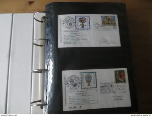 Ballonpost + Flugpost Alle Welt oft Deutschland inter. Sammlung ab 60er Jahre 230 St