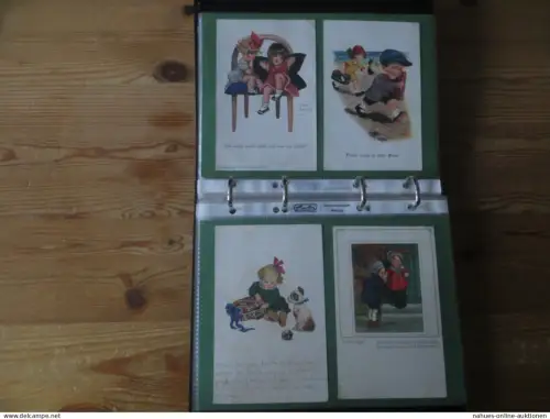 Ansichtskarten gute Sammlung Motiv Kinder guter Nachlass ca. 63 Ak oft Jugendstil